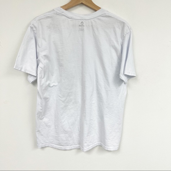 Punta Cana Republica Dominicana Lizard white graphic tee Sz L - Picture 3 of 7